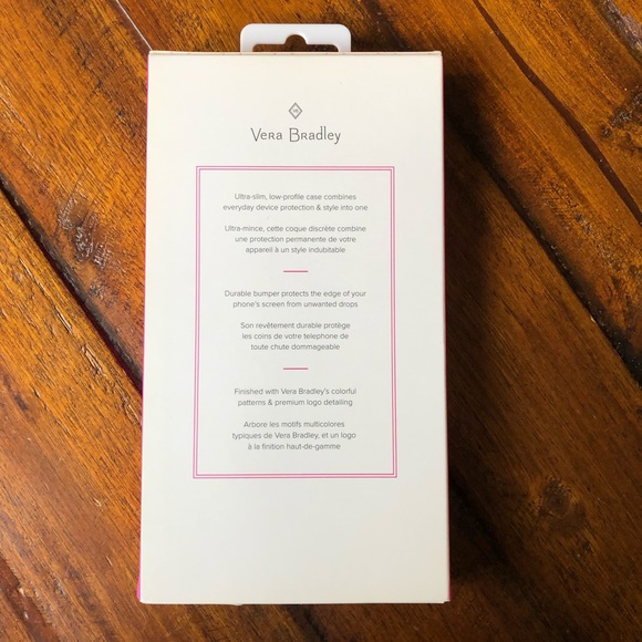 Vera Bradley Red Bohemian Chevron iPhone 7 Case - Picture 4 of 6